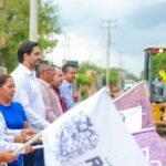 Viven colonos de la Américo Villarreal Guerra emotivo inicio de pavimentación
